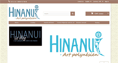 Desktop Screenshot of hinanui-artpolynesien.com