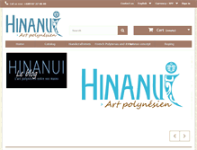 Tablet Screenshot of hinanui-artpolynesien.com